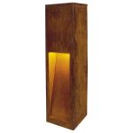 SLV Slot 50 Stehlampe Stahl Rostig | Außenbeleuchtung - IP44 - Geeignet für 1x E27 