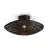 Good&Mojo Deckenleuchte Tanami Rattan Schwarz | Geeignet für 1x E27 