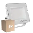 Mehrfachpackung 8x Ledvance LED-Scheinwerfer Kompakt Weiß 50W 5000lm 100D - 840 Kaltweiß | IP65 - Symmetrisch 